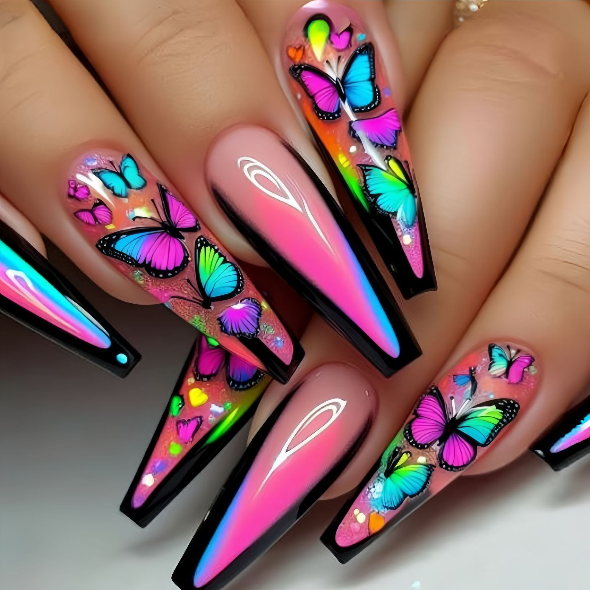 Nail Art Wedding - أظافر صناعية قصيرة ومتوسطة الطول للنساء