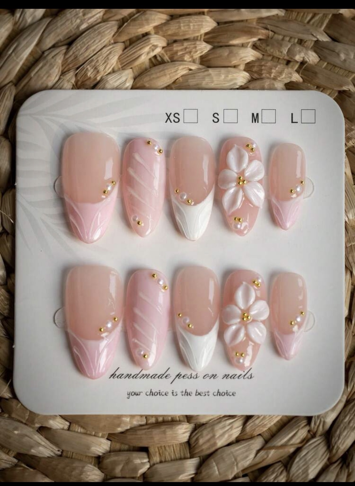 10 قطع من الأظافر الاصطناعية ا - مراجعة Nail Art Wedding وسعره