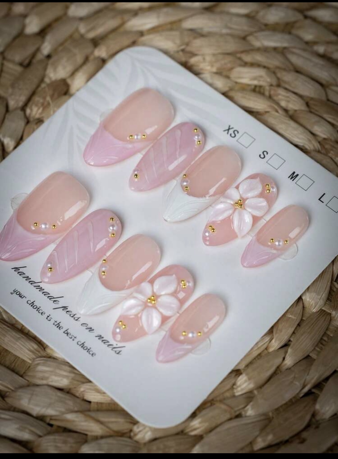 10 قطع من الأظافر الاصطناعية ا - مراجعة Nail Art Wedding وسعره