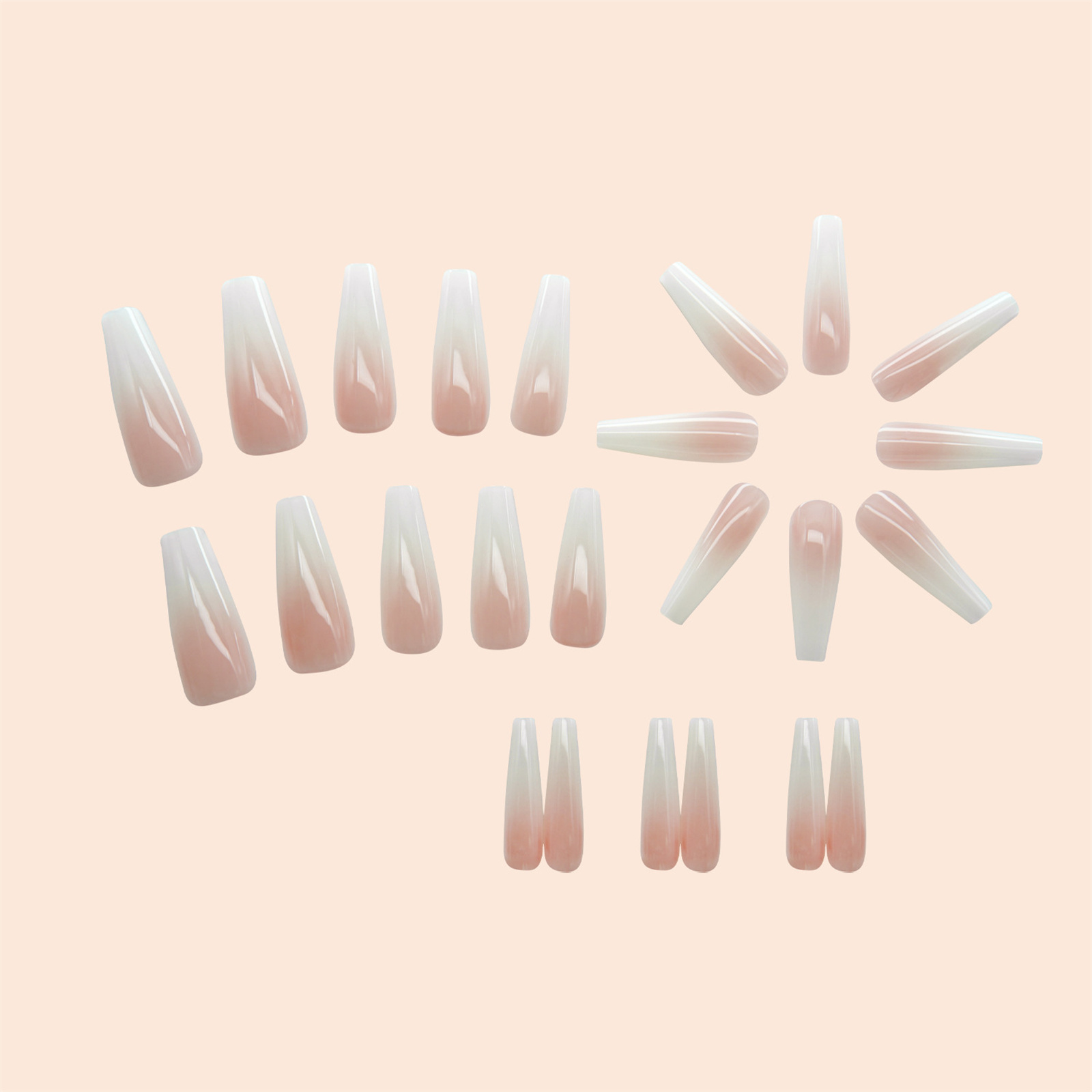 أظافر باليه طويلة مزيفة للنساء - مراجعة Nail Art Wedding وسعره