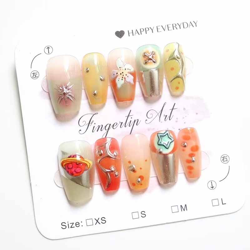 10 قطعة النمط الفرنسي النساء ا - مراجعة Nail Art Cat Eye وسعره