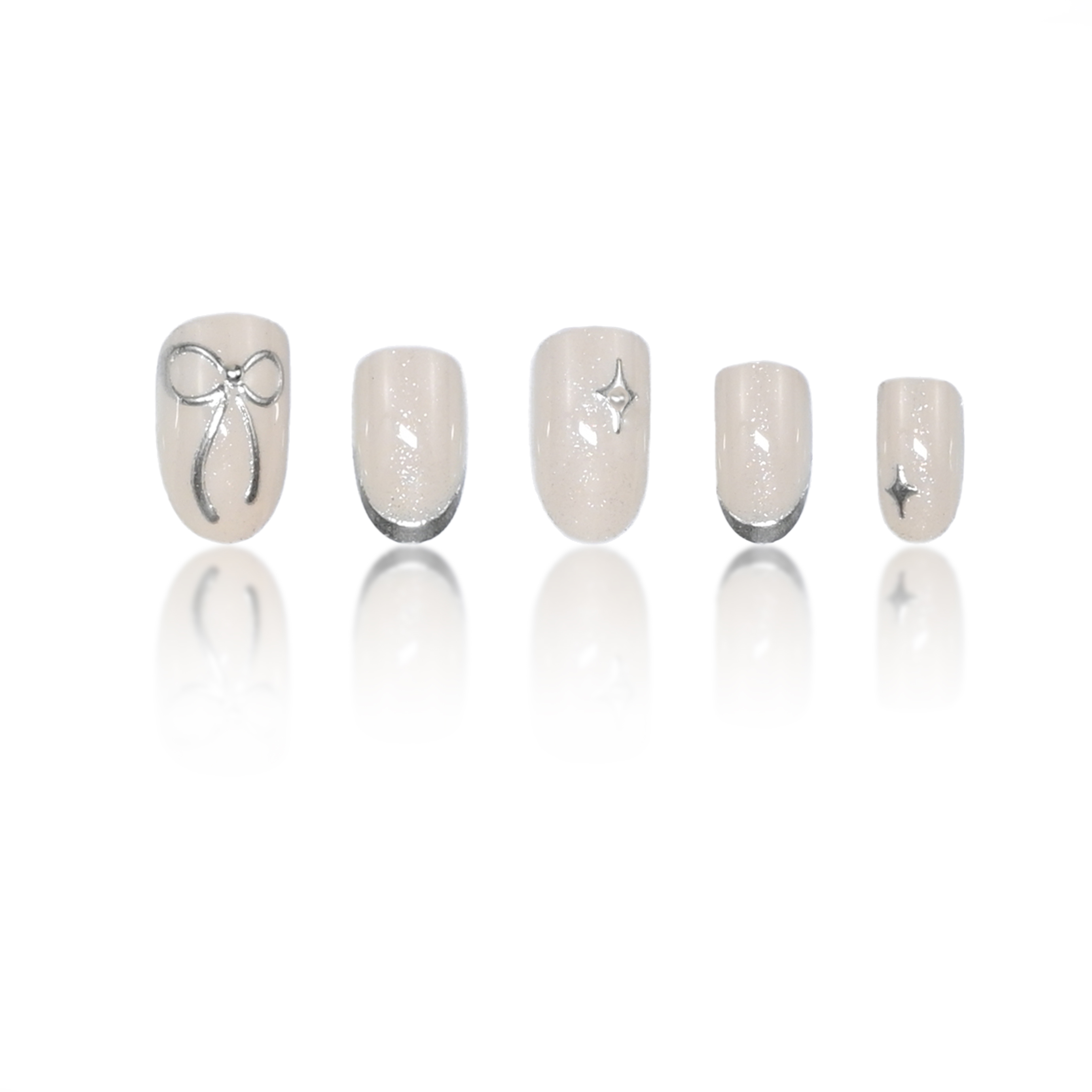 24 قطعة من الأظافر الاصطناعية  - مراجعة Nail Art Wedding وسعره
