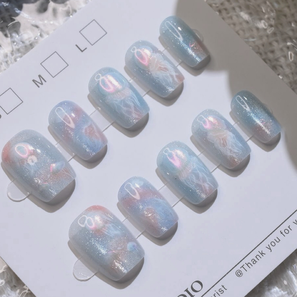 10 قطعة لون المرأة حالمة قنديل - مراجعة Nail Art Cat Eye وسعره