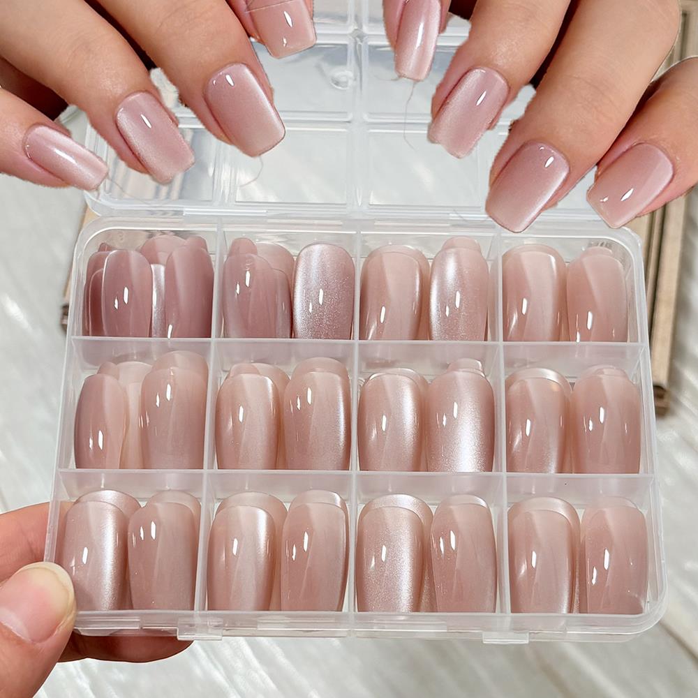 144 قطعة/صندوق أظافر صناعية لا - مراجعة Nail Art Wedding وسعره
