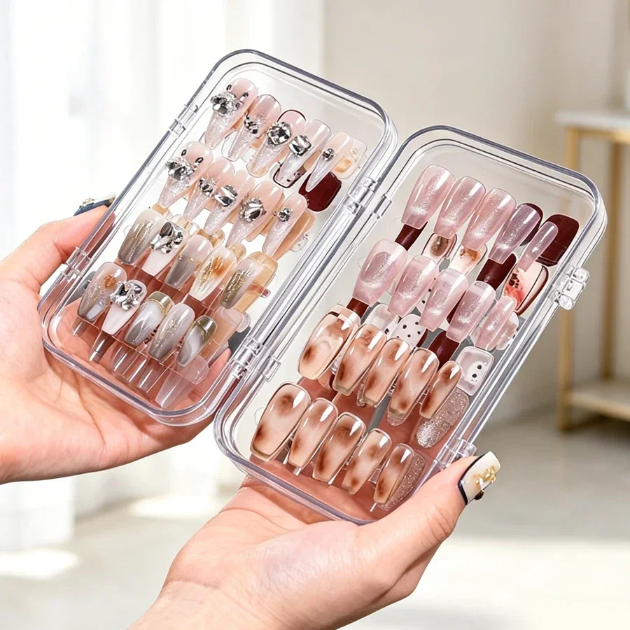 صندوق تخزين شفاف قابل للطي لأظ - مراجعة Nail Art Vector وسعره