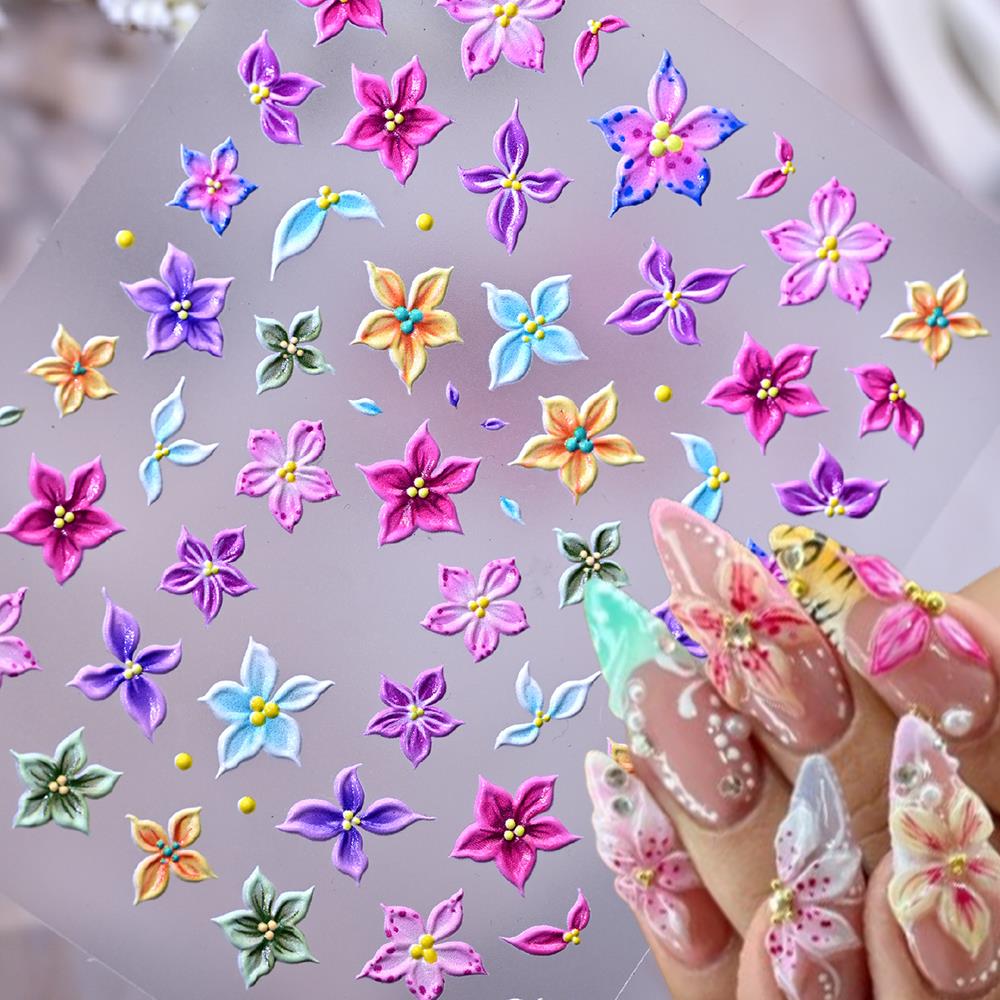 ملصقات أظافر ثلاثية الأبعاد بت - مراجعة Nail Art Ombre Pink وسعره