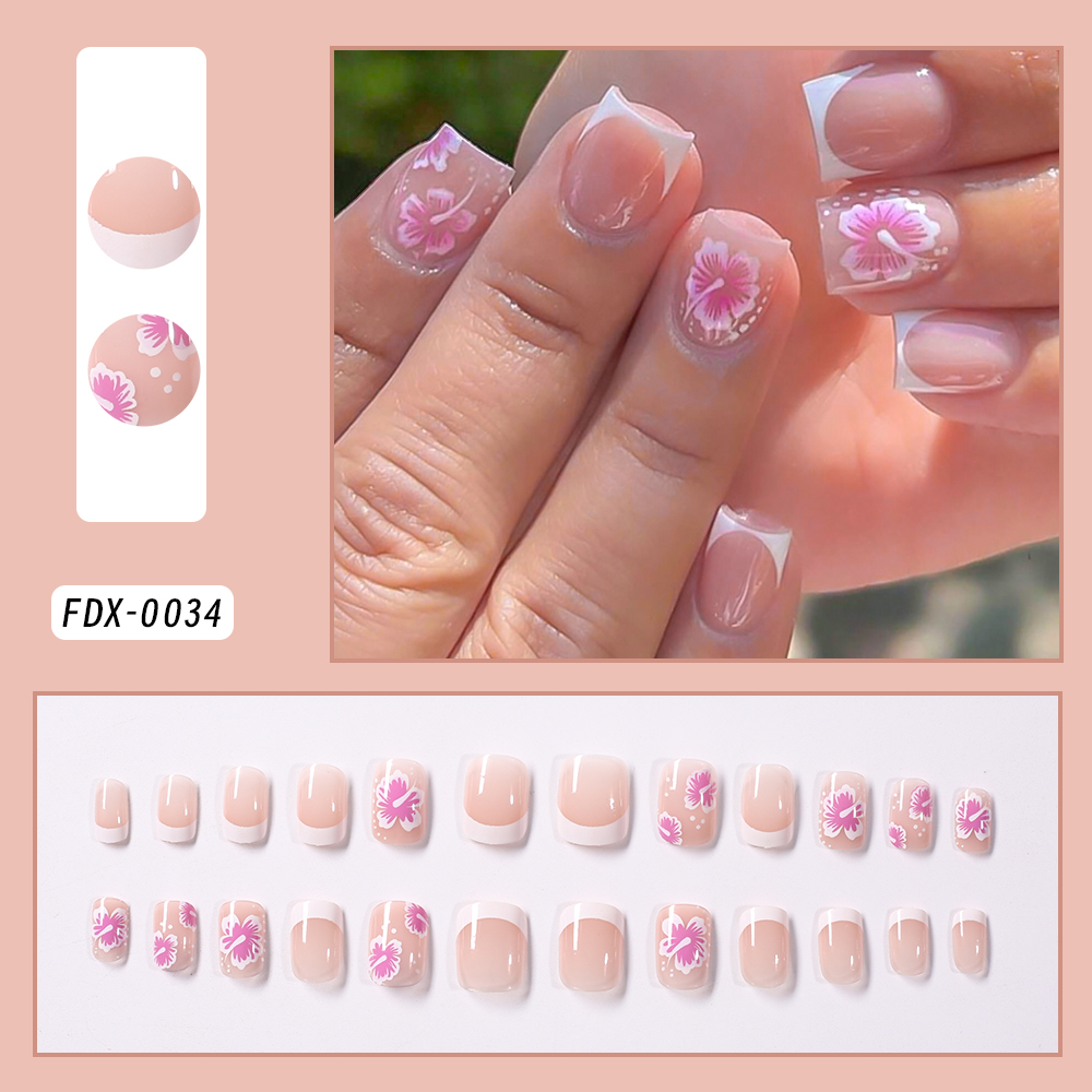 24 قطعة من الأظافر الصناعية عل - مراجعة Nail Art Wedding وسعره