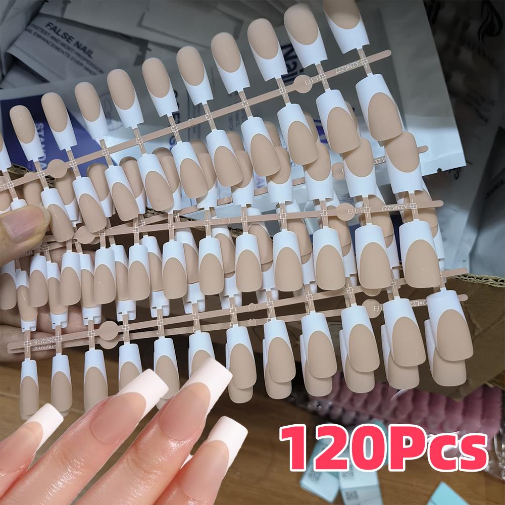 120 قطعة أظافر صناعية فرنسية ع - مراجعة Nail Art Wedding وسعره
