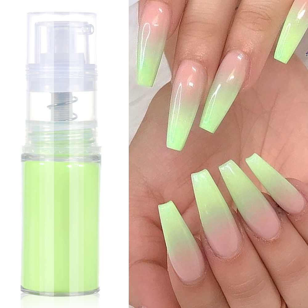 10 جرام/زجاجة النيون الوردي أو - مراجعة Nail Art Ombre Pink وسعره